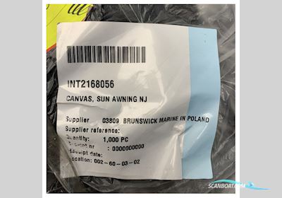 Quicksilver Arvor 810 black canvas sun awning - 2168056 Boatequipment 2025, The Netherlands