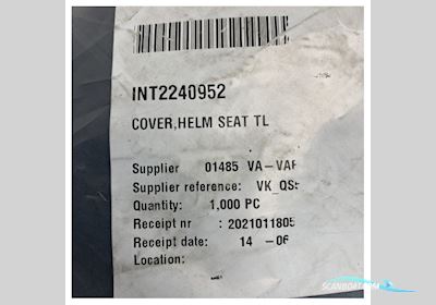 Quicksilver Waterproof Marine Helm Seat Cover For 505 Open - VK_QS505Openp Boatequipment 2025, The Netherlands