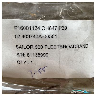 Sailor 500 FleetBroadband above deck unit - 403740A-00501 Boatequipment 2025, The Netherlands