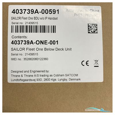 Sailor Fleet One Marine Satellite Communication System Boatequipment 2025, The Netherlands