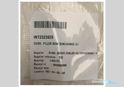 Uttern T53 Sunlouge filler cushion for sunpad antracite - 2323829 Boatequipment 2025, The Netherlands
