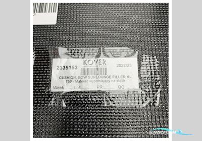 Uttern T59 Bow Sunlounge Filler Cushion Antracite - 2335153 Boatequipment 2025, The Netherlands