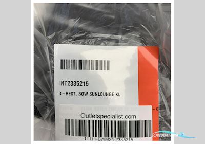 Uttern T59 Sunlounge Bow Backrest Cushion Antracite - 2335215 Boatequipment 2025, The Netherlands