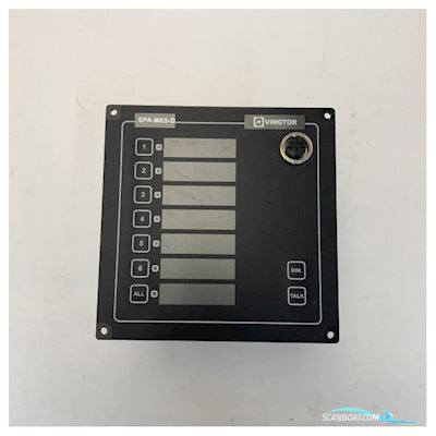 Zenitel Marine PA Control Panel For Ships - Spa-M6S-V2 Boatequipment 2025, The Netherlands