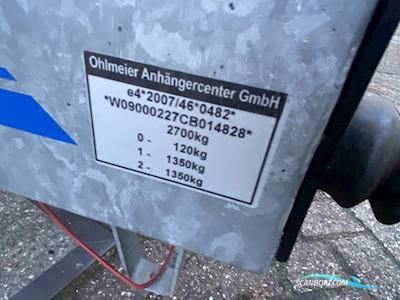Ohlmeier Tandemasser Geremd Boattrailer 2024, The Netherlands