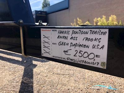 Pontoon Stallingstrailer 1-Asser (Usa) Boattrailer 2024, The Netherlands