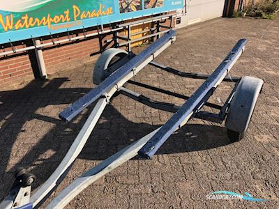 Stallingstrailer Ongeremd 1-Asser Escort Boattrailer 2024, The Netherlands