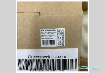 Lopolight 300-005 Pro Black Coated Marine Stern Navigation Light 12/24V Bootaccessoires 2025, The Netherlands