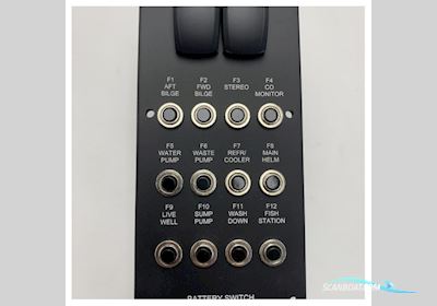 Quicksilver Marine Single Engine Control Panel with Battery Switch - 12V DC Boat Electrical System Bootaccessoires 2026, The Netherlands