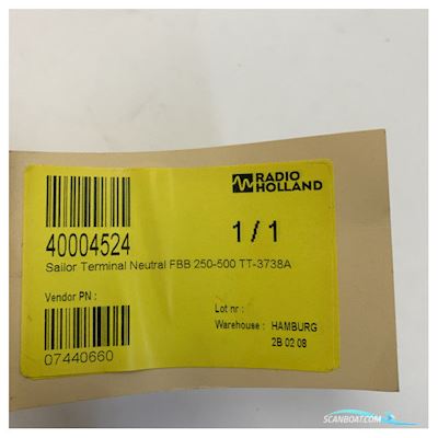 Sailor FleetBroadband F250/500 BDU Terminal - TT-3738A Bootaccessoires 2025, The Netherlands