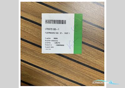 Uttern S49 Marine Teak Laminated Cockpit Floorboard - 875188 Bootaccessoires 2025, The Netherlands