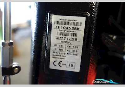 Mercury Pro Kicker F9.9Elpc (Command Thrust) Bootsmotor 2024, Niederlande