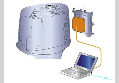 Yamaha F150Aetx Bootsmotor 2008, mit Yamaha F150Aetx motor, Dänemark
