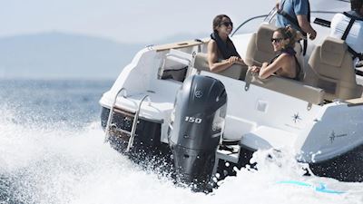 Yamaha F150LC Bootsmotor 2025, mit Yamaha F150LC motor, Dänemark