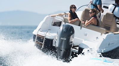 Yamaha F150Lcb Bootsmotor 2025, mit Yamaha F150Lcb motor, Dänemark