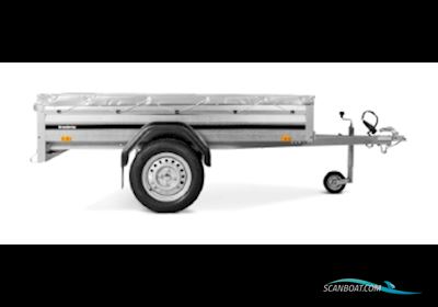 Brenderup 1205 S m/Grå Presenning og Næsehjul m/Beslag - Spris ! Bootstrailer 2025, Dänemark