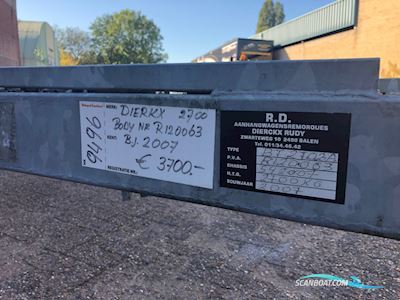 Stallingstrailer Dierkx  2700 2-asser Bootstrailer 2024, Niederlande