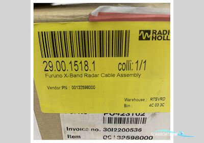 Furuno MJ-B24Lpf0012 20M FR-8065 Radar Cable - 00132598000 Bootszubehör 2025, Niederlande