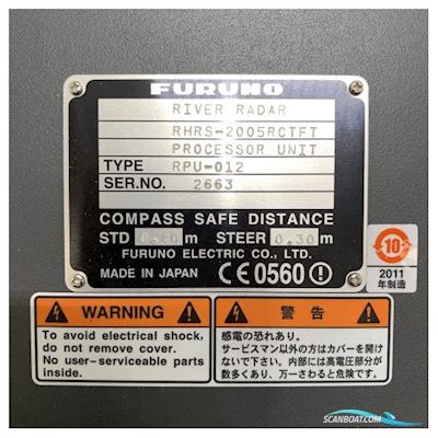 Furuno RPU-012 river radar processor unit for RHRS2005RC Bootszubehör 2025, Niederlande
