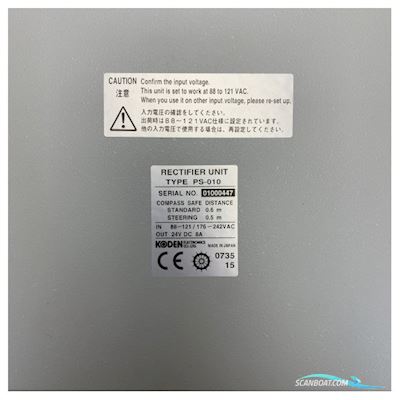 Koden Power Rectifier Unit 100 - 230V to 24V - 240W - PS-010 Bootszubehör 2025, Niederlande