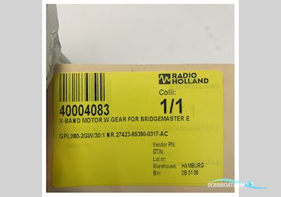 Sperry Marine Bridgemaster X-Band Radar Motor - Gpl080-2GW/30 Bootszubehör 2025, Niederlande