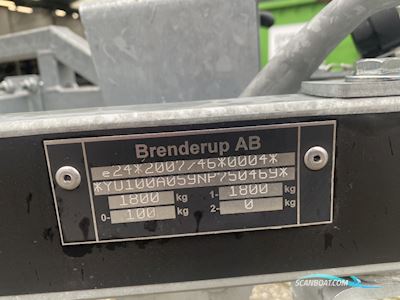 Brenderup 1800sr balk Boottrailers 2023, The Netherlands