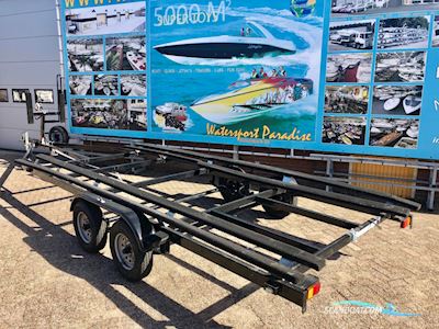 Pontoon Stallingstrailer 2-Asser Boottrailers 2024, The Netherlands