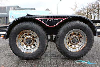 Stallingstrailer Heritage 2-Asser Stallingstrailer Zwart Coating Boottrailers 2024, The Netherlands