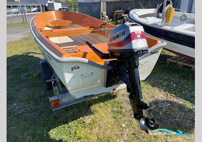 Askeladden Jolle Med Mariner 15 hk Samt Trailer Dinghy 2025, Denmark
