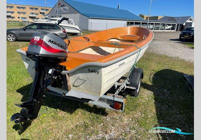 Askeladden Jolle Med Mariner 15 hk Samt Trailer Dinghy 2025, Denmark