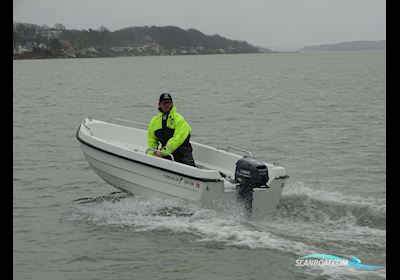 Fjordjollen 390 Fisk Med Trailer og Motor Dinghy 2023, met Yamaha motor, Denemarken