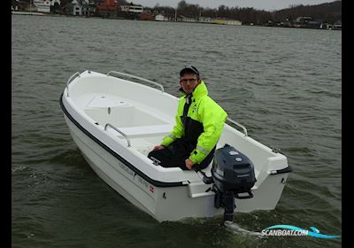 Fjordjollen 390 Fisk Med Trailer og Motor Dinghy 2023, met Yamaha motor, Denemarken