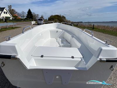 Fjordjollen 390 Fisk Dinghy 2024, met Yamaha F4BMHS motor, Denemarken