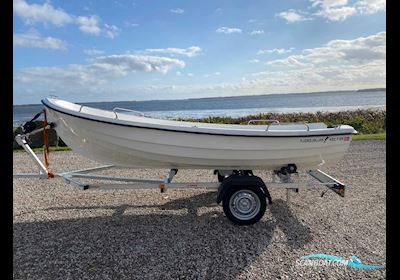 Fjordjollen 430 FISK med 4 HK Yamaha Dinghy 2023, with Yamaha engine, Denmark