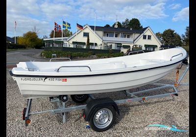 Fjordjollen 430 FISK med 4 HK Yamaha Dinghy 2023, met Yamaha motor, Denemarken