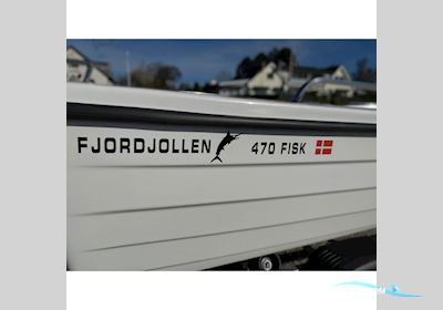 Fjordjollen 470 Fisk - Jolle med F15 CMHL påhængsmotor Dinghy 2024, Denemarken