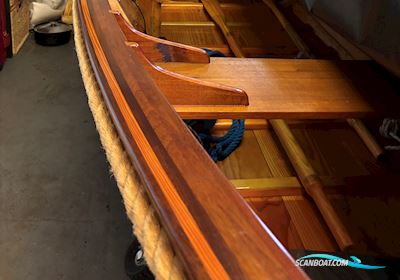 Klinkbygget træ robåd/elmotorbåd Dinghy 2010, met Elmotor motor, Denemarken