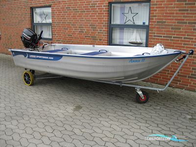 Linder 400 Sportsmann m/Mercury F20 hk Elh Efi 4-Takt - NU Nedsat KR. 5.000,- ! Dinghy 2024, Denmark