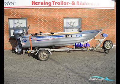 Linder 400 Sportsmann m/Yamaha F20 hk 4-Takt og Brenderup Trailer Dinghy 2024, Denmark