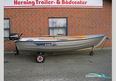Linder 440 Fishing m/Mercury F4 hk 4-takt og ophalervogn Dinghy 2024, Denemarken