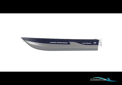 Linder 445 Sportsman Basic Dinghy 2025, met Motor kan til købes motor, Denemarken
