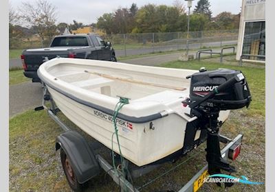 Nordic 405 Fisk med Mercury F4 MH 4-takt Dinghy 2025, Denmark