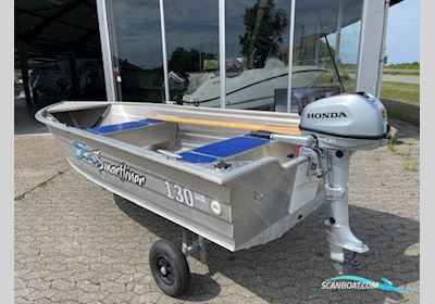 Smartliner 130 Alu Med Honda 6 hk Samt Jolle Vogn Dinghy 2024, Denmark