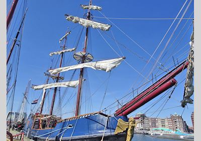 3 Mast Charterschip / Evenementenboot 44 Nachtgasten, 150 Daggasten Ex beroepsschepen 1956, met Mitsubishi<br />S6Bmpk motor, The Netherlands