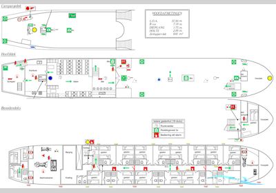 3 mast Charterschip / Evenementenboot 44 nachtgasten, 150 daggasten Ex beroepsschepen 1956, met Mitsubishi<br />S6BMPK motor, The Netherlands