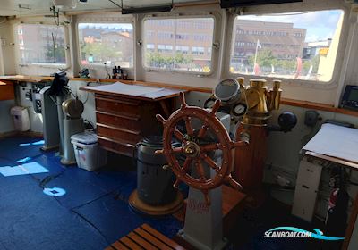 Passagerarskolmotorskeppet M/S Origo Smyr Ex beroepsschepen 1955, met Nohab Diesel-2takt ML4 423kwa motor, Sweden