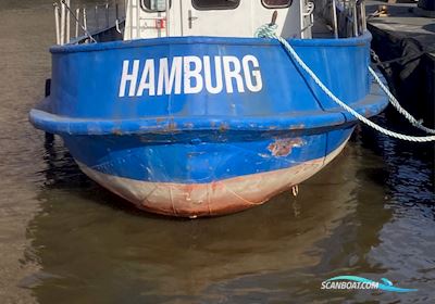 Polizeiboot Ottenstreuer Ex beroepsschepen 1957, met Man 12 Zyl. V-Motor motor, Duitsland