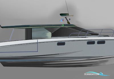 36ft Sport Power Catamaran Flerskrogsbåd 2024, med Mercury V8 motor, Ukraine