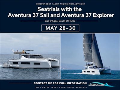 Aventura 37 Sail Welcome Pack Until May 31st Flerskrogsbåd 2027, med Yanmar motor, Holland