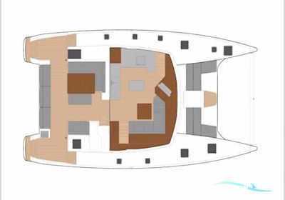 Fountaine Pajot Saba 50 Flerskrogsbåd 2018, med Volvo motor, Frankrig